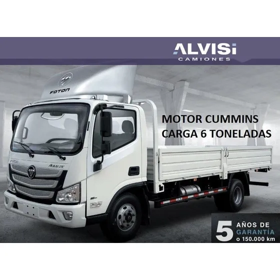 Foton Bj1088 Cummins Carga 6 Toneladas Con Caja + Iva