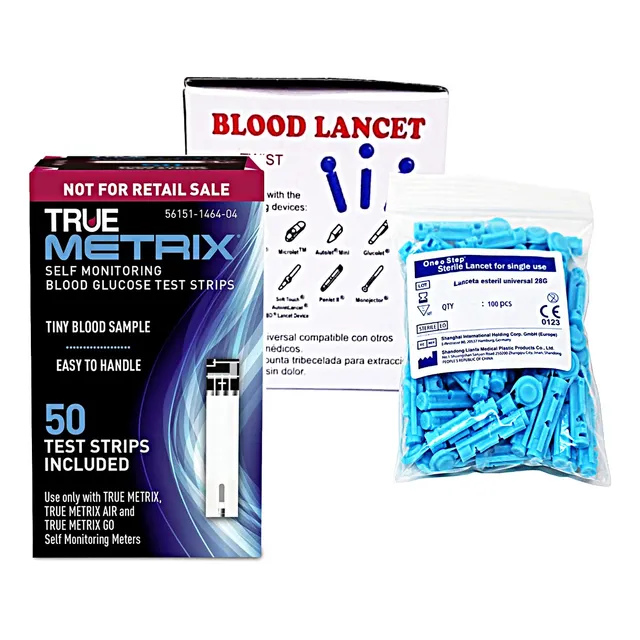 Tiras True Metrix 50 Und + 100 Lancetas Prestige