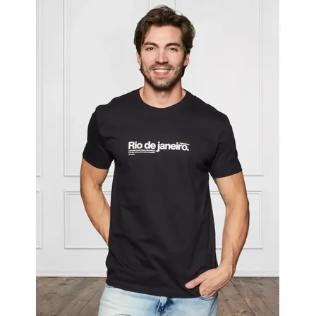 Tshirt Foxton Rio De Janeiro Preto Não Se Aplica M Lisa