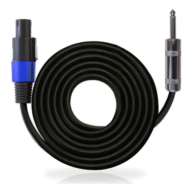Cable Audio Para Bocinas Speakon A Plug 6.3mm 4.5mts