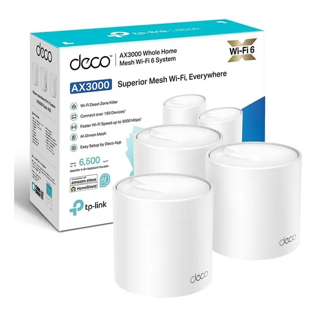 Access Point Tp-link Deco X50 Interior Mesh Ax3000 (pack 3)