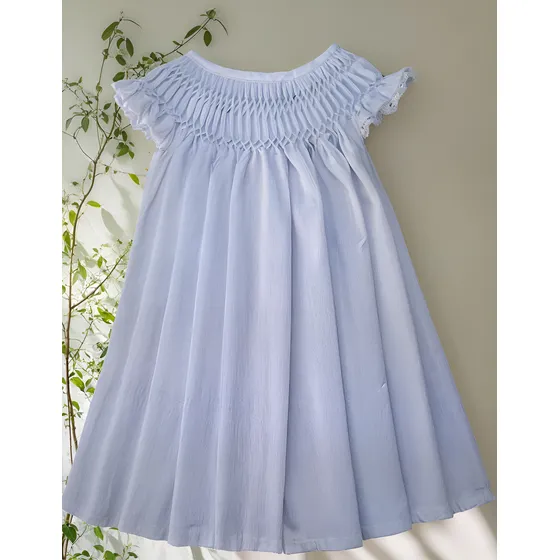 Vestido Casinha De Abelha Bebê Midi Algodão Várias Cores