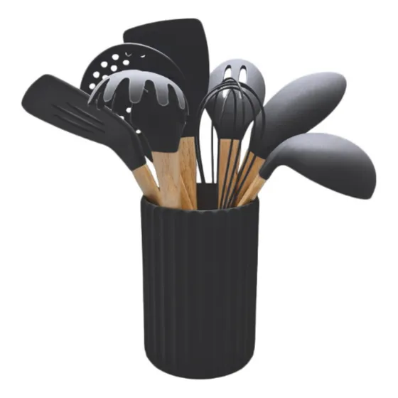 Set X9 Utensillos Silicona Carol Fcg Tiza