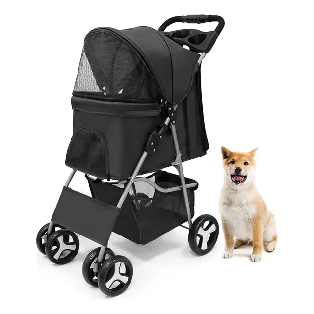 Coche Cama Silla Asiento Perro Gatos Mascotas