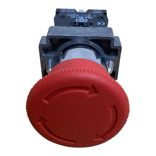 Botón Hongo Con Traba De Medio Giro 22mm + 1nc -xb2-bs542- Botón Hongo Con Traba De Medio Giro 22mm + 1nc -xb2-bs542-