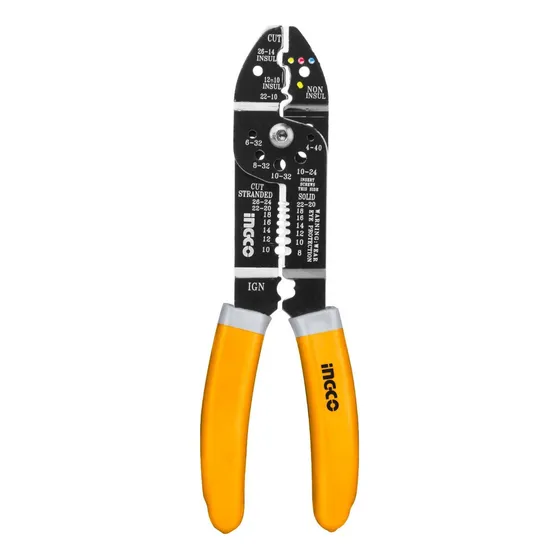 Pelacables Alicate Pinza Prensa Terminal 8,5 PuLG