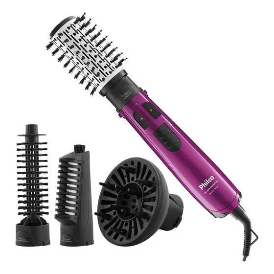 Escova Rotativa Beauty Shine Pec07r 1100w Philco 220v
