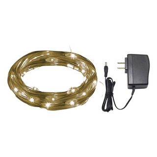Luces Alambre Cobre Enchufe Exterior Hadas Micro Led 10 Mts Luces Alambre Cobre Enchufe Exterior Hadas Micro Led 10 Mts