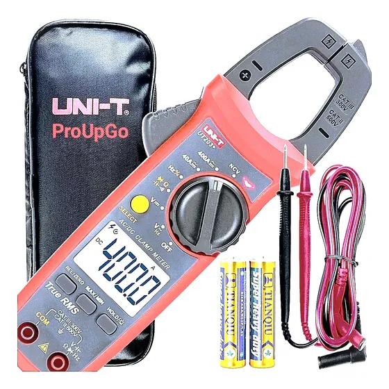 Tester Amperimetro Tenaza Corriente Continua Directa Ut203+