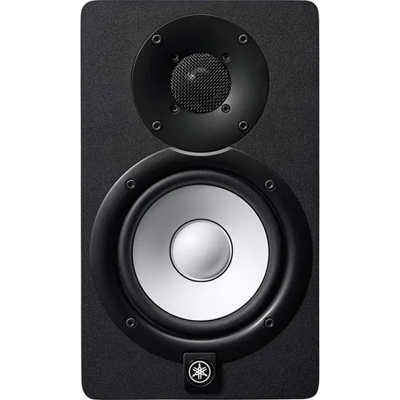 Monitor de referência Hs5 Yamaha 70w Rms 127V para estúdio cor Preto