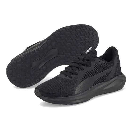 Tenis Puma Twitch Runner Jr Niño-negro