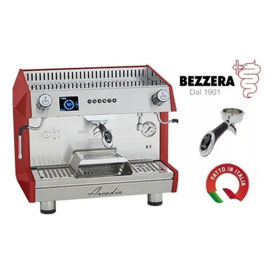 Maquina De Cafe Italiana Bezzera Arcadia 1 Grupo Roja