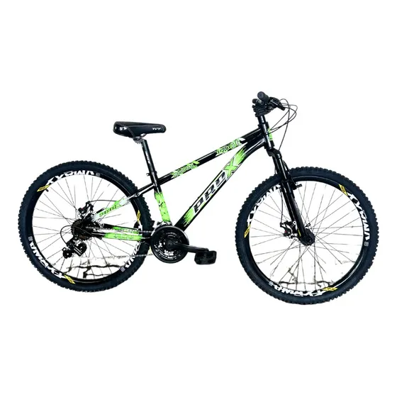 Bicicleta 26 Pro X Mandrake Freeride Dirt Jump Shimano 21v Cor Preto/verde Tamanho Do Quadro Único