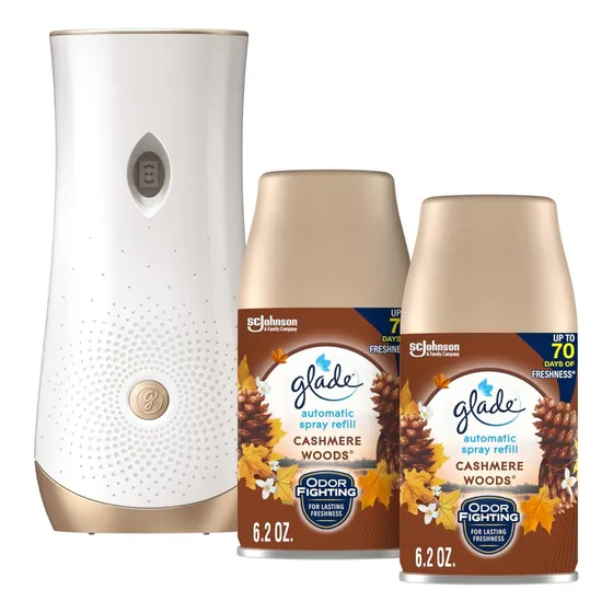 Glade - Repuesto De Spray Automático, Madera De Cachemira