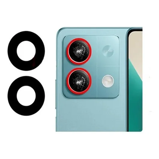 Repuesto Lente De Camara Xiaomi Redmi Note 13 5g + Adhesivo