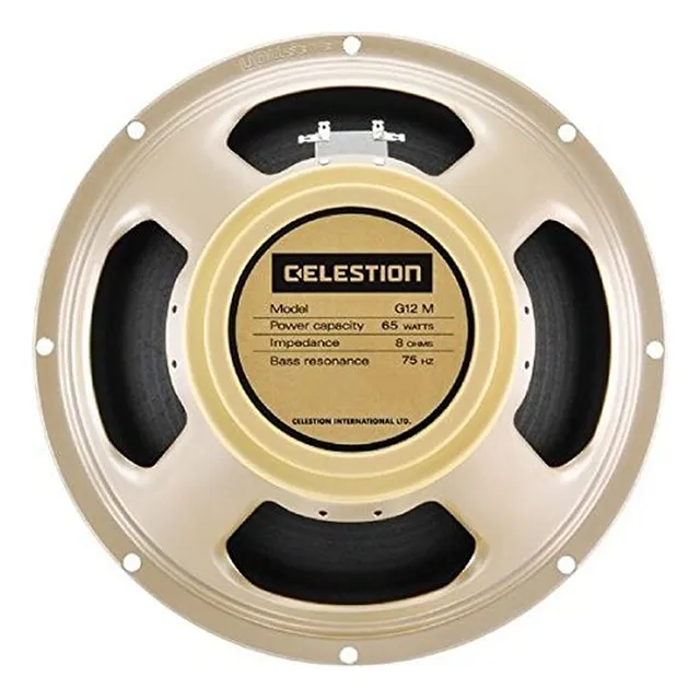 Altavoz De Guitarra 12 Pulgadas 8 Ohmios 65 Vatios Creamback