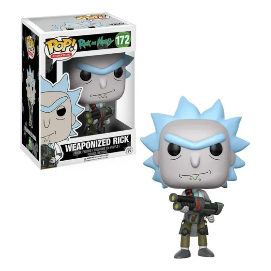 Weaponized Rick Funko Pop 175 Rick Y Morty Original