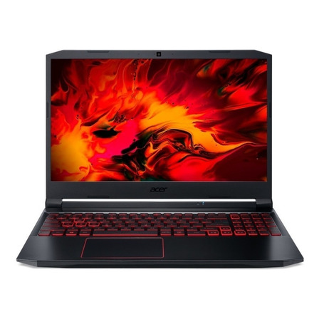 Notebook gamer Acer Nitro 5 AN515-44 preta e vermelha 15.6", AMD Ryzen 7 4800H  8GB de RAM 512GB SSD, NVIDIA GeForce GTX 1650 144 Hz 1920x1080px Windows 11 Home