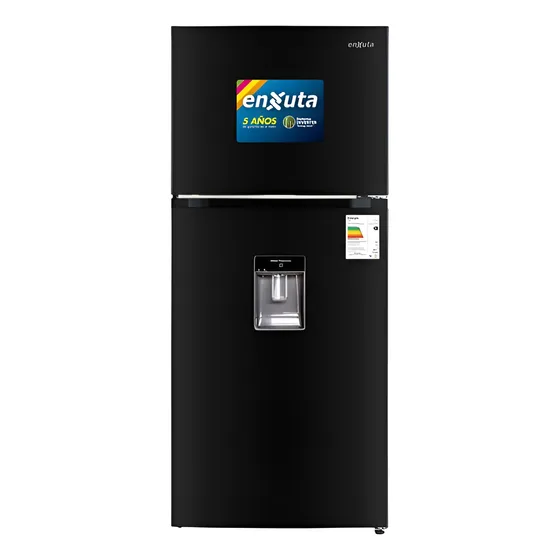 Refrigerador Enxuta Inverter Renx410dn Negro 409 Lts Albion