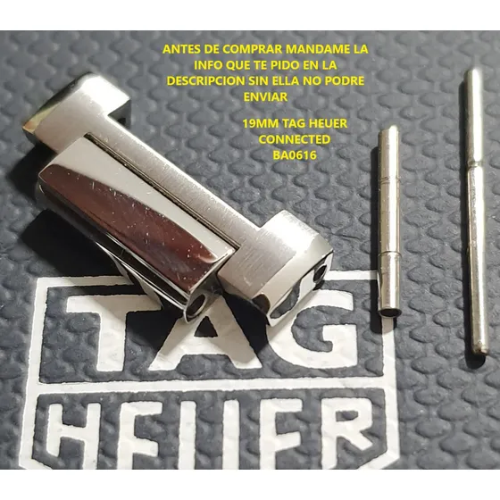 Original Eslabon De Reloj Tag Heuer Connected 19mm Ba0616
