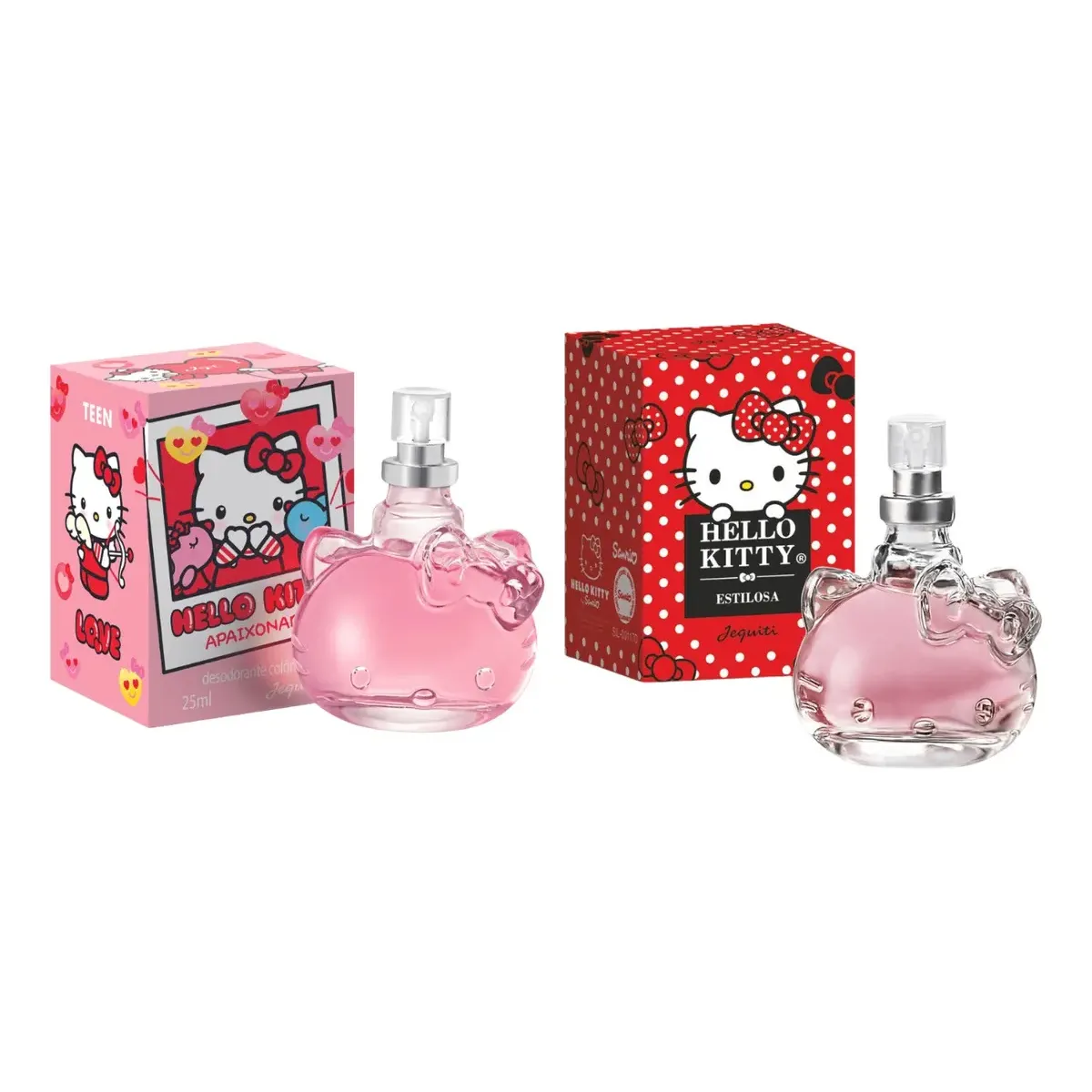 Perfume Desodorante Colônia Feminina Hello Kitty Estilosa 25ml Jequiti — foto 9