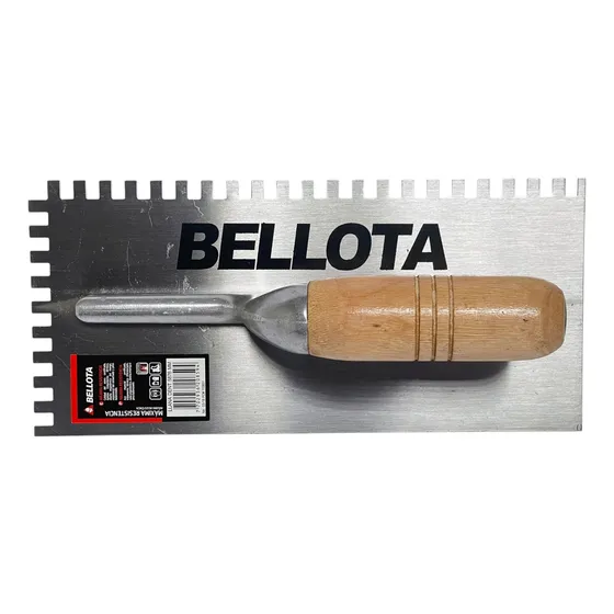 Palustra Llana Dentada M/madera 130x280mm Bellota