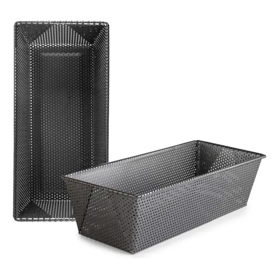 Molde Budinera Perforado Crous 30 Cm Acero Inoxidable Ibili