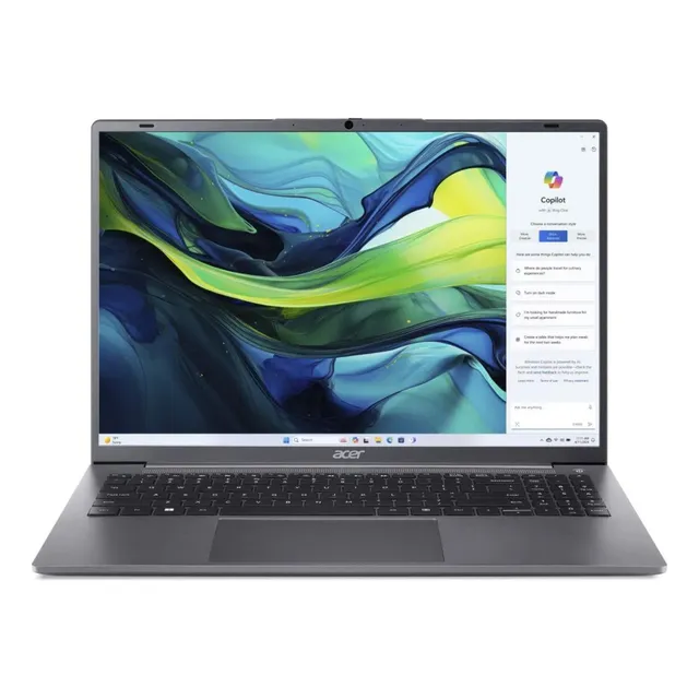 Notebook Acer Intel Core I3 / 16' FULL HD / 8gb Ram /512gb Ssd/ Color Gris