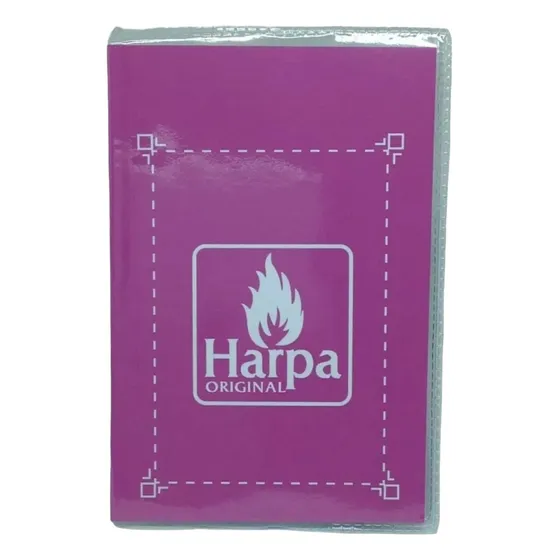 Kit Com 10 Harpas Cristã E Corinhos Capa Transparente