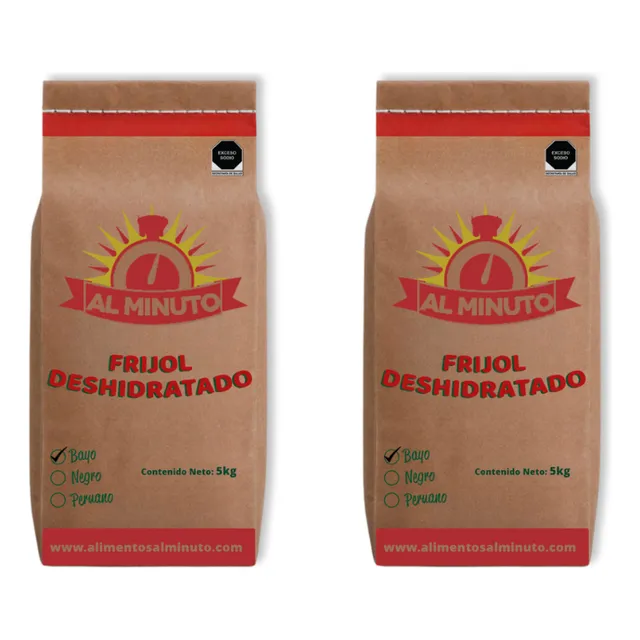 Frijol Bayo Deshidratado Al Minuto - 10kg (rinden 40kg)