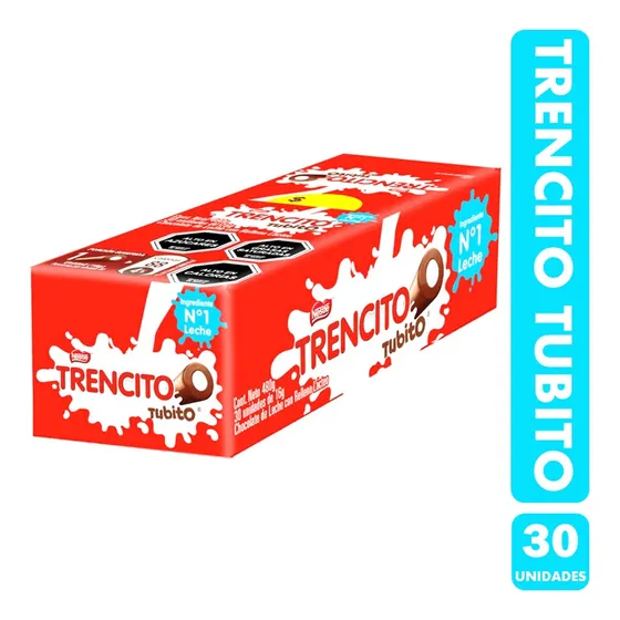 Trencito Tubito Nestlé-chocolate De Leche (caja Con 30unid)