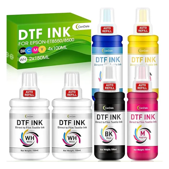 Tinta De Transferencia Dtf De Llenado Automático De 700ml