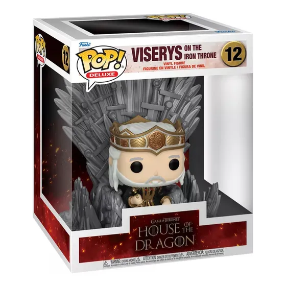 Funko Pop House Of Dragon - Viserys En Trono Hierro 12