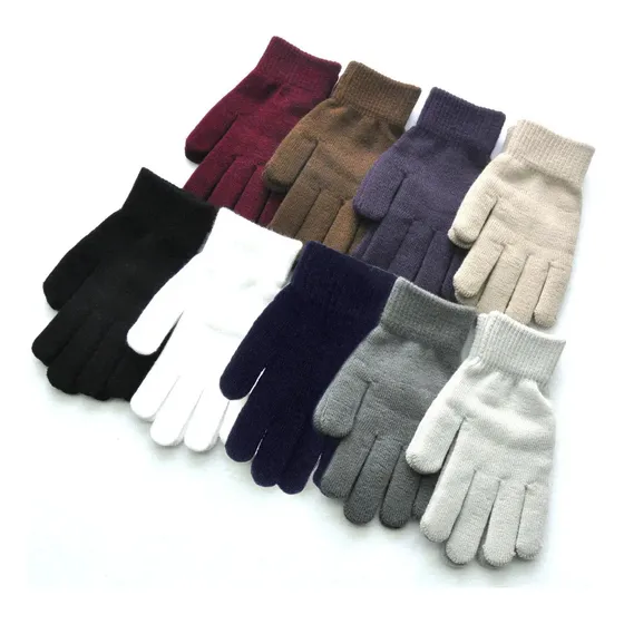Guantes Adulto Proteccion Frio Invierno Licrados - Colores