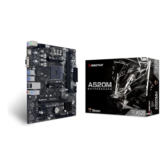 Tarjeta Madre Biostar A520mh Am4 Ddr4