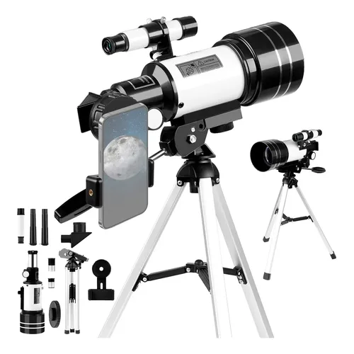 Telescópio Astronômico Refletor 76mm Greika F70076 Azimutal Cor