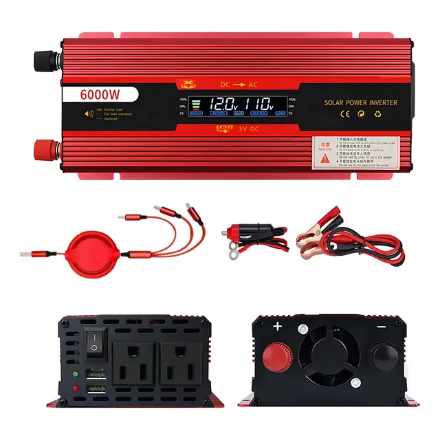 SNKI 12v Para 110v 6000w Inversor De Coche Digital Inteligente 12v/24v-110v