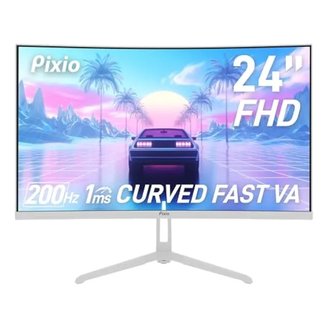 Pixio Pxc248 Wave White 24 Pulgadas 200hz