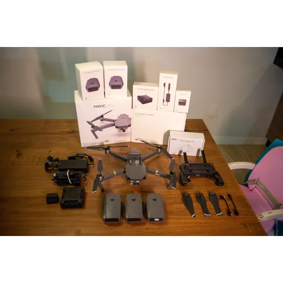 Drone Dji Mavic Pro - 3 Baterias - Na Caixa!
