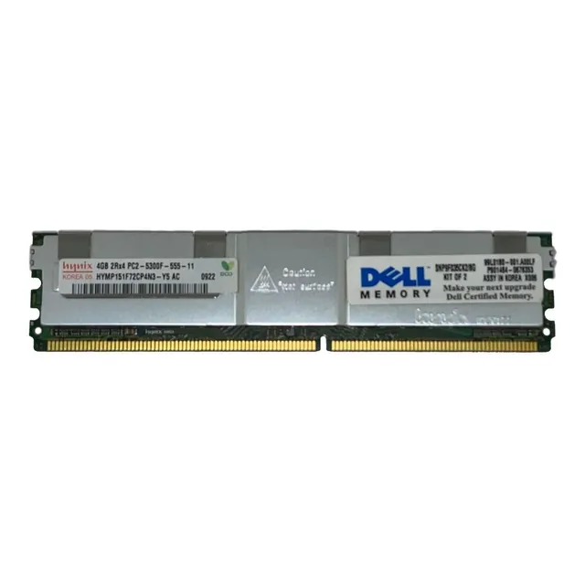 Memoria 4gb Pc2-5300f Para Dell Poweredge 1900 1950 1955