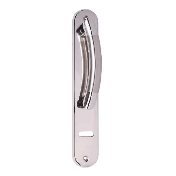 Manijon Casiopea 2 Placa C/ Bocallaves Aluminio 25cm 4701