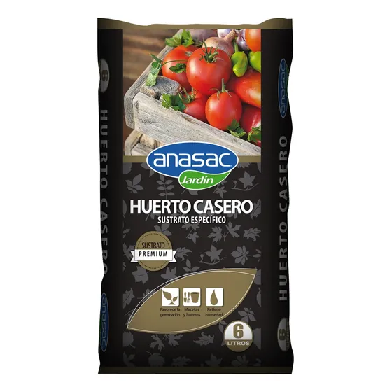 Anasac Huerto Casero Premium Sustrato Especifico 6 Litros