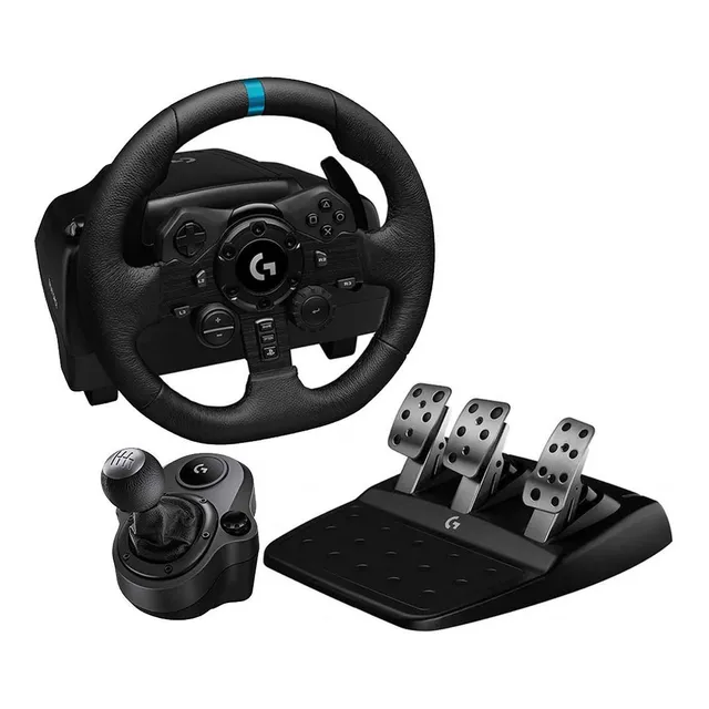 Volante + Pedales + Palanca Logitech G923 Trueforce Ps5-4 Pc