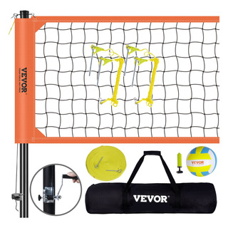 Sistema Rojo Voleibol Portátil Aluminio Altura Ajustable Sistema Rojo Voleibol Portátil Aluminio Altura Ajustable