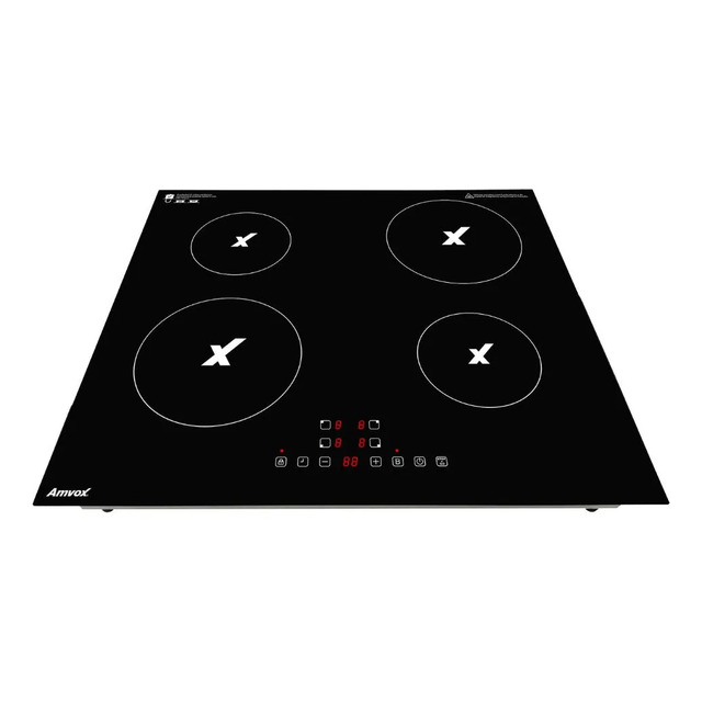 Cooktop De Indução Amvox Act 407 4 Bocas 220v Preto Cooktop De Indução Amvox Act 407 4 Bocas 220v Preto