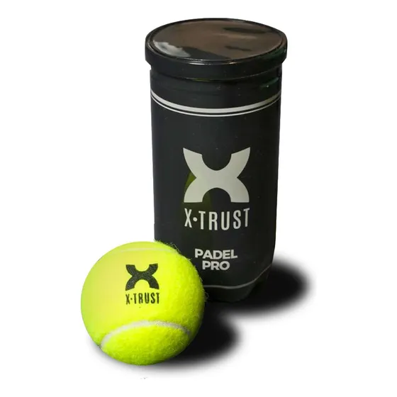 Tubo de Pelotas X-Trust PADEL PRO X2 Color Amarillo