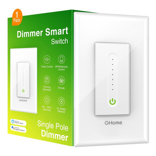 Ghome Smart Dimmer Switch Funciona Con Alexa Google Home, In Ghome Smart Dimmer Switch Funciona Con Alexa Google Home, In