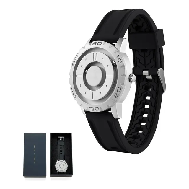 Reloj De Bola Magnética De Resistente Al Agua Para Hombres