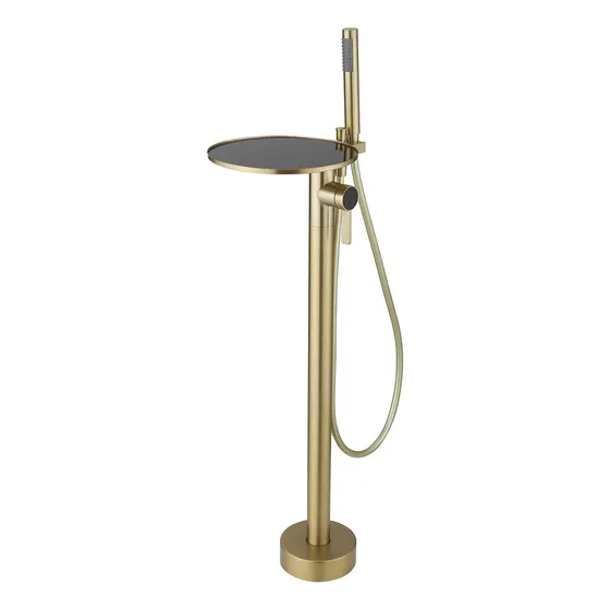 Greenspring Grifo Bañera Independiente Color Dorado Llenado