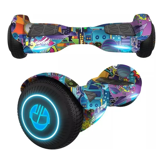 Patineta Electrica Gotrax Edge Hoverboard Galaxy Led 6.5 